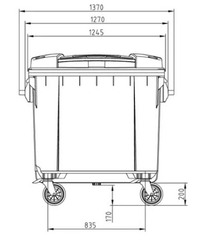 Producto SULO MGB1100LR RD Std. c/pr DIN, Gris/Verde